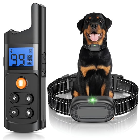 GASTROPOD Dog Training Collar - Dog Shock Collar with Remote IP68 Waterproof for Small Medium Large Dogs (15 - 100 lbs) - 3 Safe Training Modes, 2600 Ft Rechargeable Remote Dog Collars