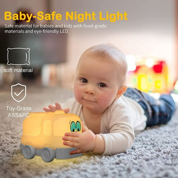 Veilleuse Lion pour enfants,lumière de chambre d'enfant en silicone pour  chambre d'enfant,veilleuse portable,télécommande avec 9 couleurs  changeantes