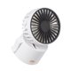 thumbnail image 4 of Ventilador eléctrico para exteriores Mini ventilador colgante de cuello Niveles de viento ajustables Dispositivo de enfriamiento de escritorio, blanco kenally HA004138-01B, 4 of 6