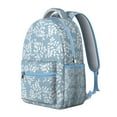 thumbnail image 2 of "Sunflower Themed Canvas Backpack for School - Heavy Duty Flowers Print Bookbag with Reinforced Handles, Vintage Floral Design Backpack for Art Students", 2 of 6