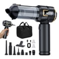 thumbnail image 1 of Car Vacuum Cleaner Cordless with Battery Display, 23000PA Mini Handheld Vacuum Cleaner, 4-in-1 Compressed Air Duster & Air Blower & Pump Hand Held Va, 1 of 7
