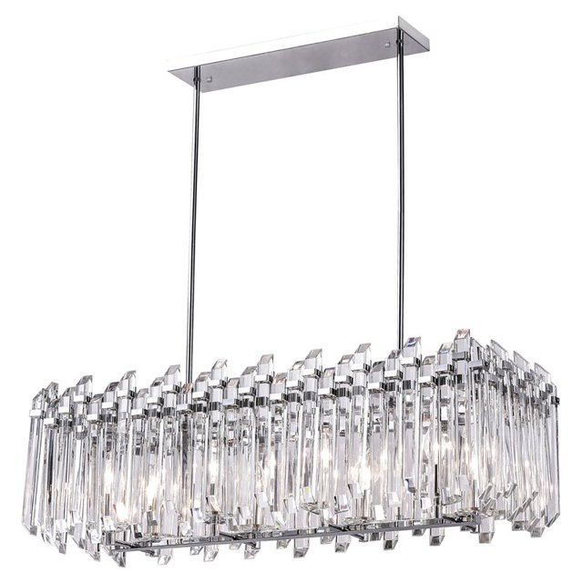 CWI Lighting Henrietta 8 Lustre Léger avec Finition Chromée