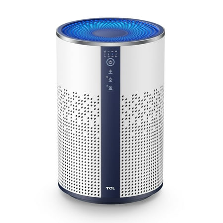 TCL Air Purifier for Home Bedroom Smart WiFi Alexa Control True H13 HEPA Air Filter Remove 99.97% Smoke Odor Pet Dander Dust Pollen Air Cleaner Metal Design with Night Light (A1W15W)