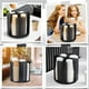 thumbnail image 5 of Organizador de vasos y tapas de papel, dispensador de vasos de encimera, dispensador de vasos de café desechables de 4 compartimentos, organizador de almacenamiento de vasos de plástico para sala de, 5 of 8