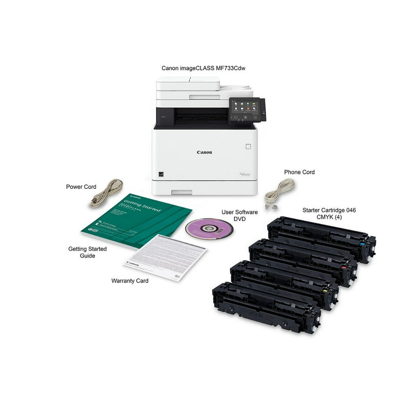 Canon imageClass MF733Cdw All in One Laser Printer Walmart