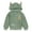 Green, variant on Star Wars The Mandalorian Grogu Cozy Sherpa Cosplay Hoodie Newborn to Big Kid