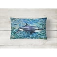 thumbnail image 2 of Carolines Treasures BB5334PW1216 Killer Whale Orca Canvas Fabric Decorative Pillow  12H x16W multicolor, 2 of 3
