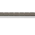 thumbnail image 4 of Zia 54 Inch Outdoor Dining Bench, Gray Polyresin Top, White, 4 of 5