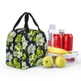 thumbnail image 6 of Lsque Teal floral elegance Pattern Lunch Bag Women/Men Insulated Lunch Box,Small Leakproof Cooler Food Lunch Containers Reusable High Capacity Lunch Tote Bags, 6 of 6