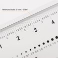 thumbnail image 4 of Unique Bargains Flexible Ruler 6 Inch 0.1mm Scale PET Plastic Covered Thickened Film Straight Ruler, 4 of 6