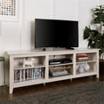thumbnail image 2 of Pemberly Row 70" TV Stand Storage Console in White Oak, 2 of 4