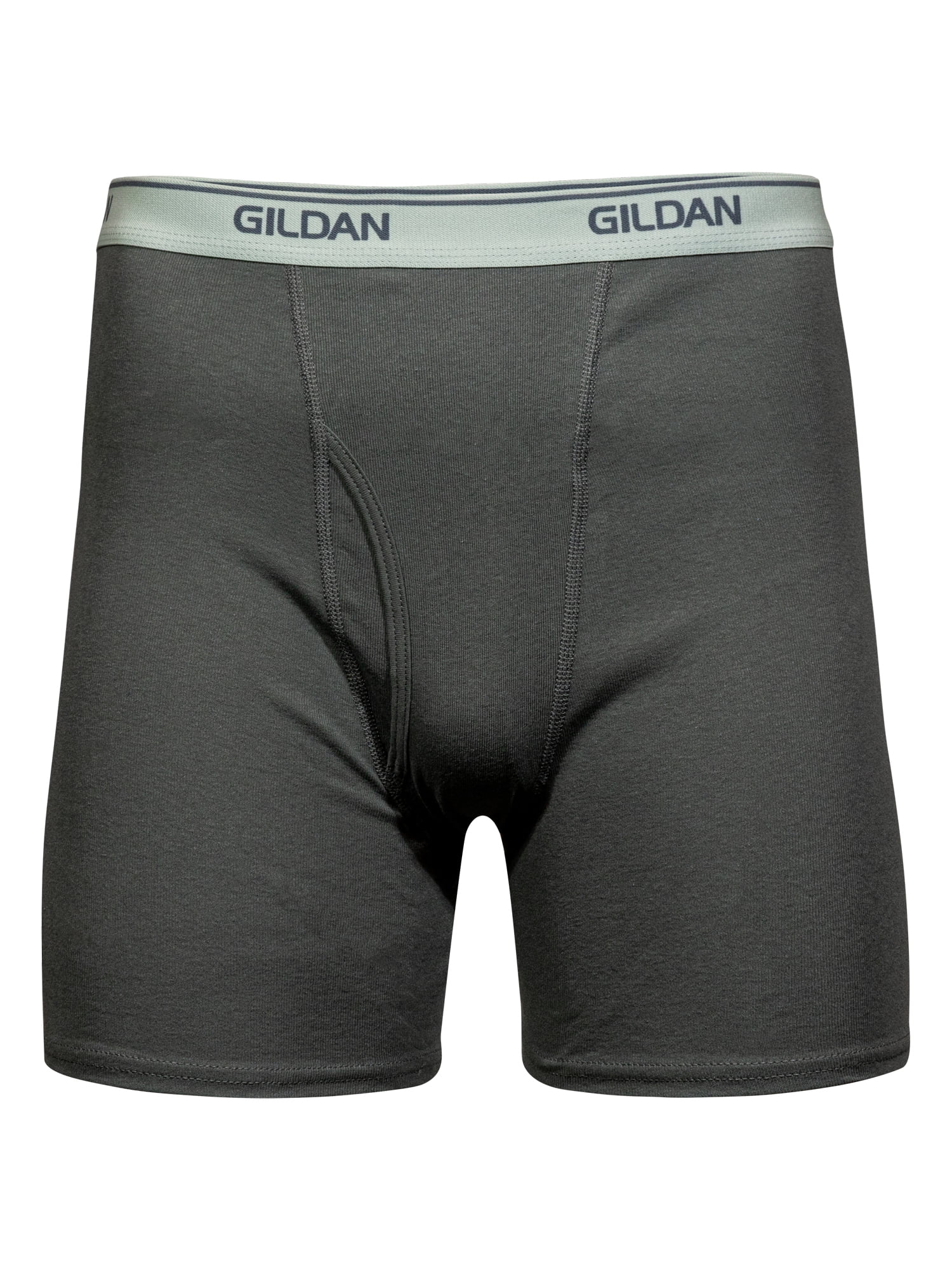 Gildan - Men's Plush Waistband White Brief Underwear, 2-Pack