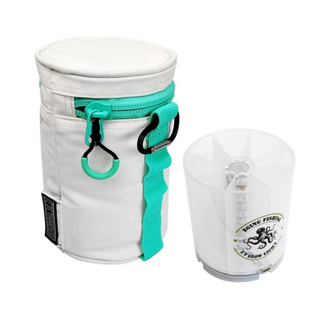 Acumulador de Luz de Relleno para Señuelo de Calamar UV, Accesorios de Pesca en el Mar, Cargador de Luz para Calamar, Suministros de Pesca, Color