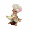 thumbnail image 2 of Annalee Apple Pie Chef Mouse, 6in Collectible Figurine, 2 of 5