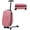 Pink, variant on 20" Hardshell Scooter Suitcase for Kid & Adult Foldable 2 in 1 Ride on Carry on Travel Trolley Scooter Luggage With Wheels Pink