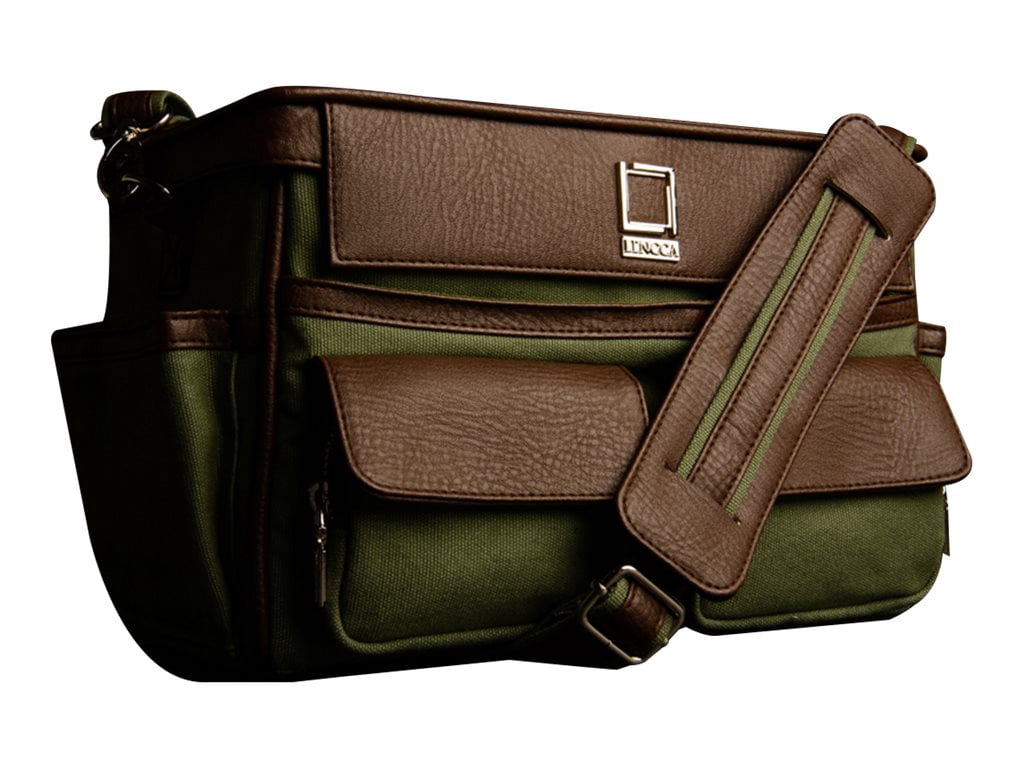 LENCCA Coreen Protective Camera Shoulder Bag for SLR or DSLR Cameras, Fits up to 5.5" x 3.5"