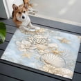 thumbnail image 3 of 2x3 Ft Entryway Area Rug, Coastal Kitchen Rug Runner Washable Floor Mat, Beach Summer Nautical Starfish Coral Non Slip Indoor Door Mat Throw Carpet for Bathroom Living Room Bedroom, 3 of 8