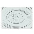 thumbnail image 1 of Spires Cutting Board, Rotary Spiral Ring Shaped Turning Simple Wheel Forms Modern Eddy Illustration, Decorative Tempered Glass Cutting and Serving Board, Large Size, Black and White, by Ambesonne, 1 of 1