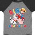 thumbnail image 4 of Inktastic Farmer Tractor EIEIO Big Bro Boys Baby Bodysuit, 4 of 5