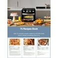 thumbnail image 7 of Nahomy Oil-Less Air Fryer Oven 24 Qt Toaster Oven 10-in-1 Air Fryer, 1700W, 6 Free Accessories & 75 Recipes, Black, 7 of 7