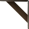 thumbnail image 4 of Ekena Millwork 2"W x 10"D x 10"H Traditional Steel Bracket, Hammered Dark Bronze, 4 of 13