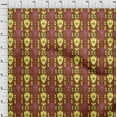 thumbnail image 4 of oneOone Cotton Flex Brown Fabric Ikat Quilting Supplies Print Sewing Fabric By The Yard 40 Inch Wide, 4 of 4
