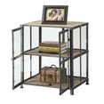 thumbnail image 2 of Convenience Concepts Viking End Table, Black/Natural, 2 of 2