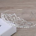 thumbnail image 6 of LABSERRON Bridal Tiara Crown Rhinestone for Wedding Accessory 1Set 5.9x5.9x2.4in, 6 of 8