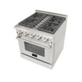 thumbnail image 4 of CROWN 30" Professional Stainloess Steel Dual Fuel 4.2 cu. ft Electric Oven Gas Range ARD3001, 4 of 12