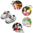 thumbnail image 5 of Soft Sole Leather Baby Shoes - Infant Baby Walking Shoes Moccasinss Rubber Sole Crib Shoes, 5 of 6