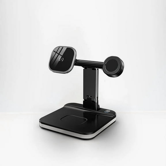 Lumicharge 4 IN 1 Black Magnetic Charger Stand