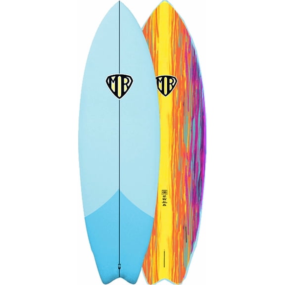 Ocean & Earth Epoxy Softboard Mark Richards Twin Sky Blue Surfboard - 6'8"