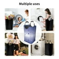 thumbnail image 4 of DouZhe 50L Rectangular Laundry Basket, Blue Star America Celebration Prints Waterproof Foldable Laundry Hamper with Aluminum Handles, 4 of 6