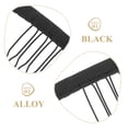 thumbnail image 3 of IFANLANDOR 50Pcs Small Hair Claw Clips with Black Fabric for Barber Shops Various Occasions, 3 of 8