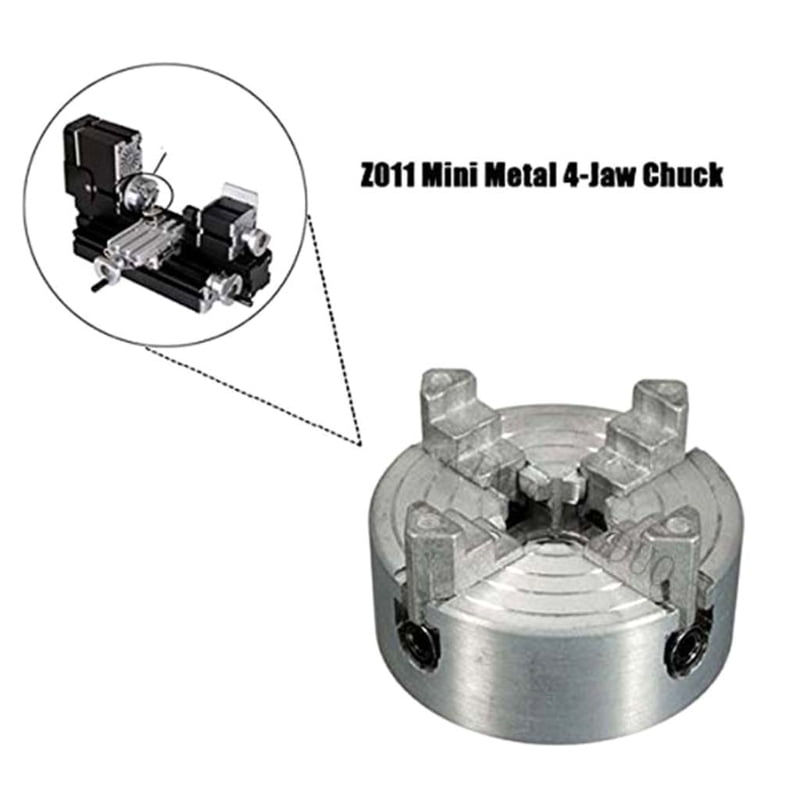 Zinc Alloy Lathe Chuck for Electric Hammer Drill Connecting Rod Self Centering Clamp Accessory for Eelctric Hammer Drill