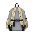 thumbnail image 3 of Sunflower Pink Pattern Cute School Backpack with Padded Back and Adjustable Shoulder Straps 13.4"x11"x4.7", 3 of 5