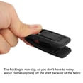 thumbnail image 4 of Ihvewuo 20pcs Black Small Velvet Clothes Pins Hangers Clips For Hanger Laundry Pants Trouser Mini Clothes Pins In Crafts Non Slip, 4 of 8
