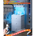 thumbnail image 4 of EnHomee Nightstand with Charging Station & LED Light, Set of 2, White, 4 of 7