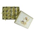 thumbnail image 4 of Northlight 12ct Angel Decoupage Shatterproof Christmas Ball Ornament Set 1.75" - Green/White, 4 of 4