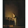 thumbnail image 3 of Pehr Hilleström 15x18 Black Modern Framed Museum Art Print Titled - Kitchen Scene, 3 of 5