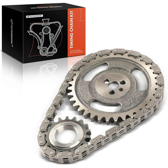 A-Premium Engine Timing Chain Kit W/Sprocket Compatible with Chevrolet, GMC, Buick, Cadillac, Oldsmobile & Pontiac - Tahoe, Camaro, Yukon, Express 1500, Escalade, Savana 2500, Caprice - V8 5.0L 5.7L