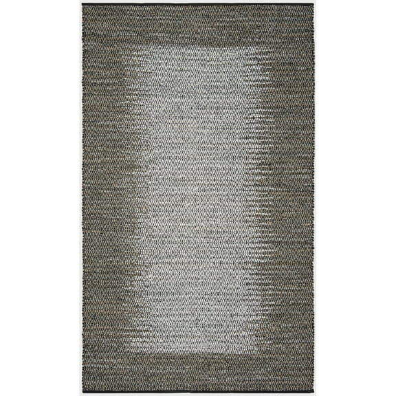 SAFAVIEH Vintage Leather Rordan Diamond Trellis Area Rug, Light Grey/Grey, 5' x 8'