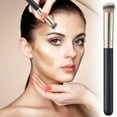 thumbnail image 1 of QIPOPIQ Concealer Brush Under Eye Mini Angled Flat Top Nose Contour Brush for Concealing Blending Setting Buffing with Powder Liquid Cream, 1 of 10