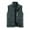 Grey, variant on Baqcunre Vest For Men Male Casual Solid Polar Fleece Plush Vest Coat Stand Collar Sleeveless Zipper Fly Pocket Coat Vest Blazer For Men Tops For Men Army Green L