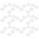 thumbnail image 1 of White Silicone Stopper Beads for DIY Jewelry Spacer Accessories 100Pcs, 1 of 5
