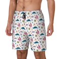 thumbnail image 2 of Haiem Sea Turtle Mens Swim Trunks with Compression Liner 2 in 1 Swimming Shorts Stretch Swimwear Quick Dry,Board Shorts-Large, 2 of 9