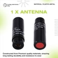 thumbnail image 5 of Miniantena Tribanda SCH-32 de 4,5 cm para Radioaficionados, Corta, 145/435/900 MHz, para Walkie-Talkie Portátil, Conector SMA Macho., 5 of 5