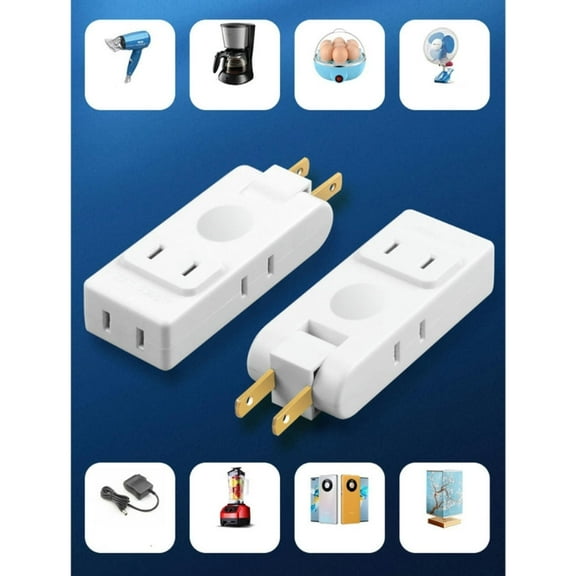 FOR 4Wall Outlet Power with 180Degree Plugs Wall Great for Any Room for All Your Electronic Needs