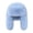 Blue, variant on Men Women Winter Warm Plush Earflap Russian Ushanka Trapper Hat Plush Ski Cap