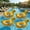 4-pack, variant on 1/2/4-pack Inflatable Duck Pool Float -Cute & Safe Swim Ring With 2 Handles, PVC Float, Summer Water Toys For Pools, Lakes, Beach & Outdoor Fun